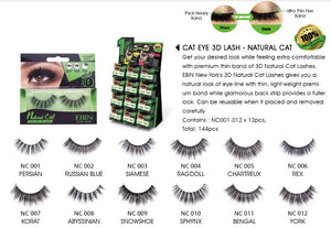 Ebin New York 3D Eyelash Natural Cat