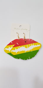 Colorful Woo Afro Earrings