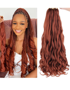 French Curl Braiding Hair 24inch