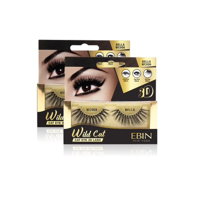 EBIN NEW YORK WILD CAT EYE 3D LASH-BELLA